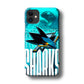 San Jose Sharks Word Of Team iPhone 11 Case