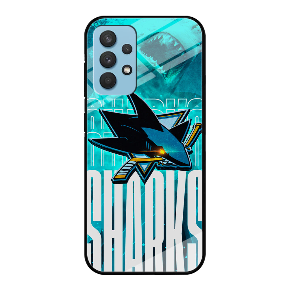 San Jose Sharks Word Of Team Samsung Galaxy A32 Case