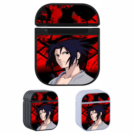 Sasuke Uchiha Mangekyou Vibes Hard Plastic Case Cover For Apple Airpods