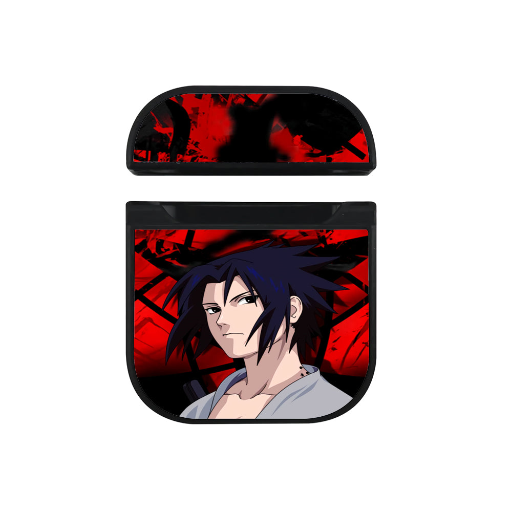 Sasuke Uchiha Mangekyou Vibes Hard Plastic Case Cover For Apple Airpods