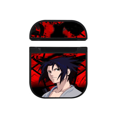 Sasuke Uchiha Mangekyou Vibes Hard Plastic Case Cover For Apple Airpods