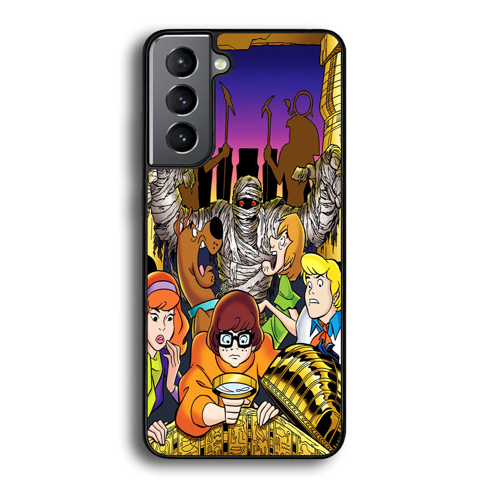 Scooby Doo Mummy Scares Poster Samsung Galaxy S24 Case - Ezzystore