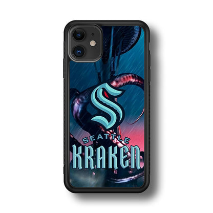 Seattle Kraken Mascot Of Team iPhone 11 Case