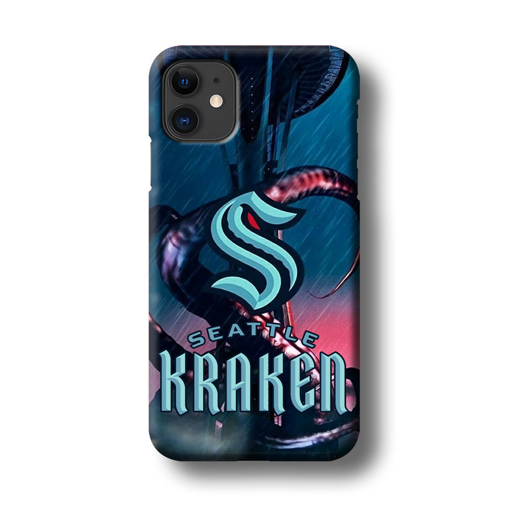 Seattle Kraken Mascot Of Team iPhone 11 Case