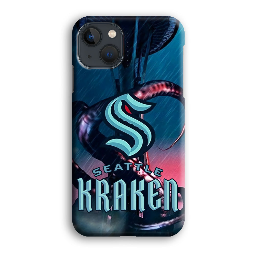 Seattle Kraken Mascot Of Team iPhone 15 Case