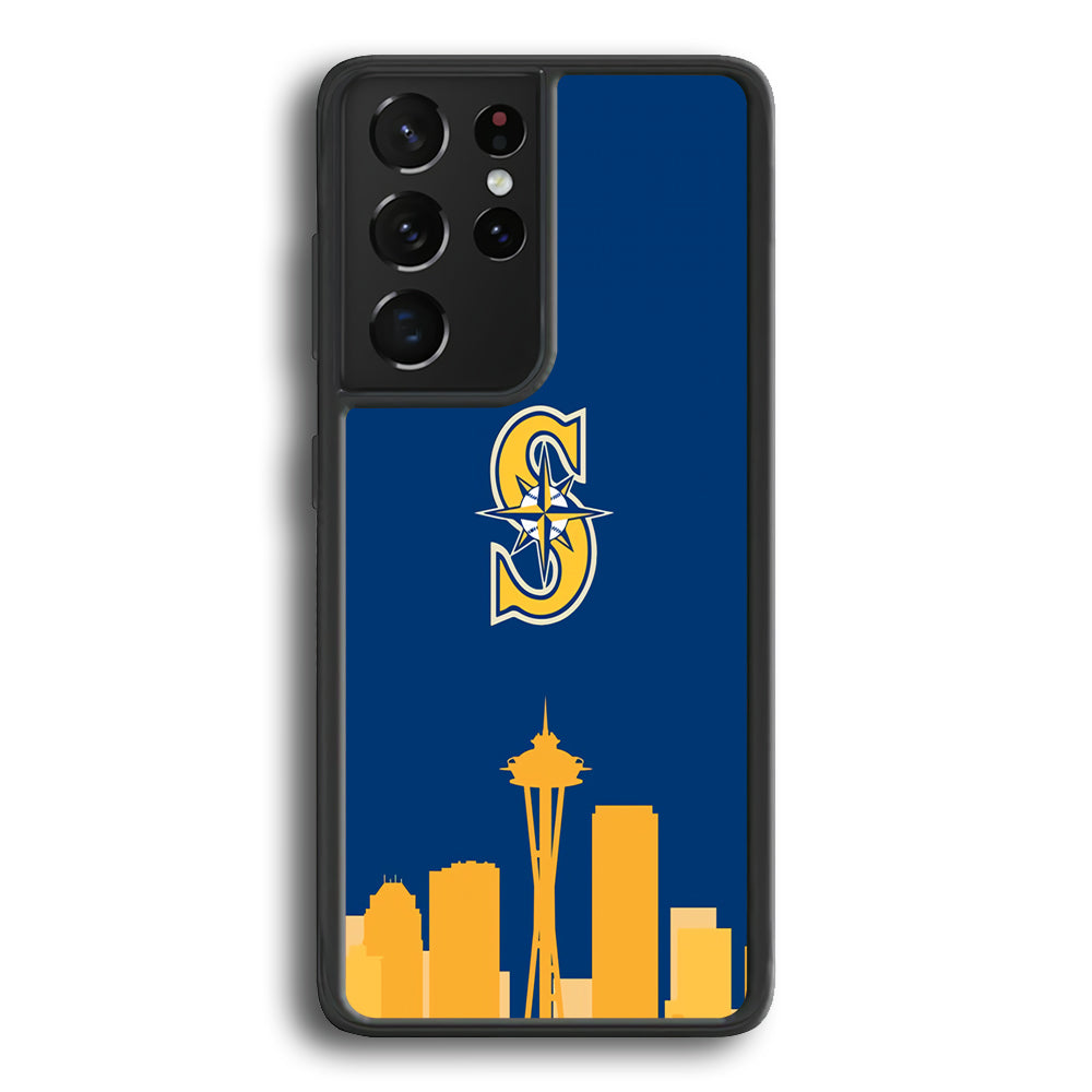 Seattle Mariners MLB Team Samsung Galaxy S24 Ultra Case - Ezzystore