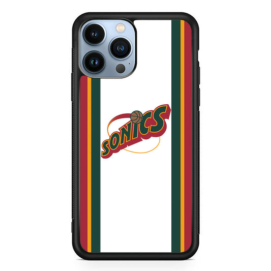 Seattle Supersonics NBA Team iPhone 14 Pro Max Case