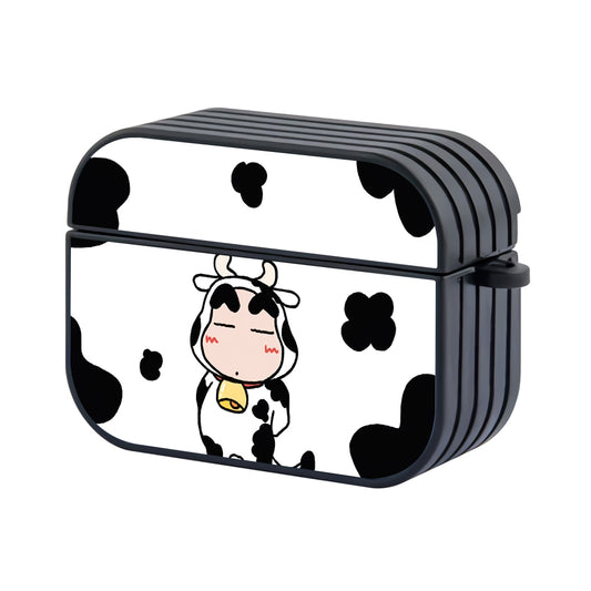 Shinchan Cosplay Cow And Pattern Hard Plastic Case Cover For Apple Airpods Pro - Ezzystore