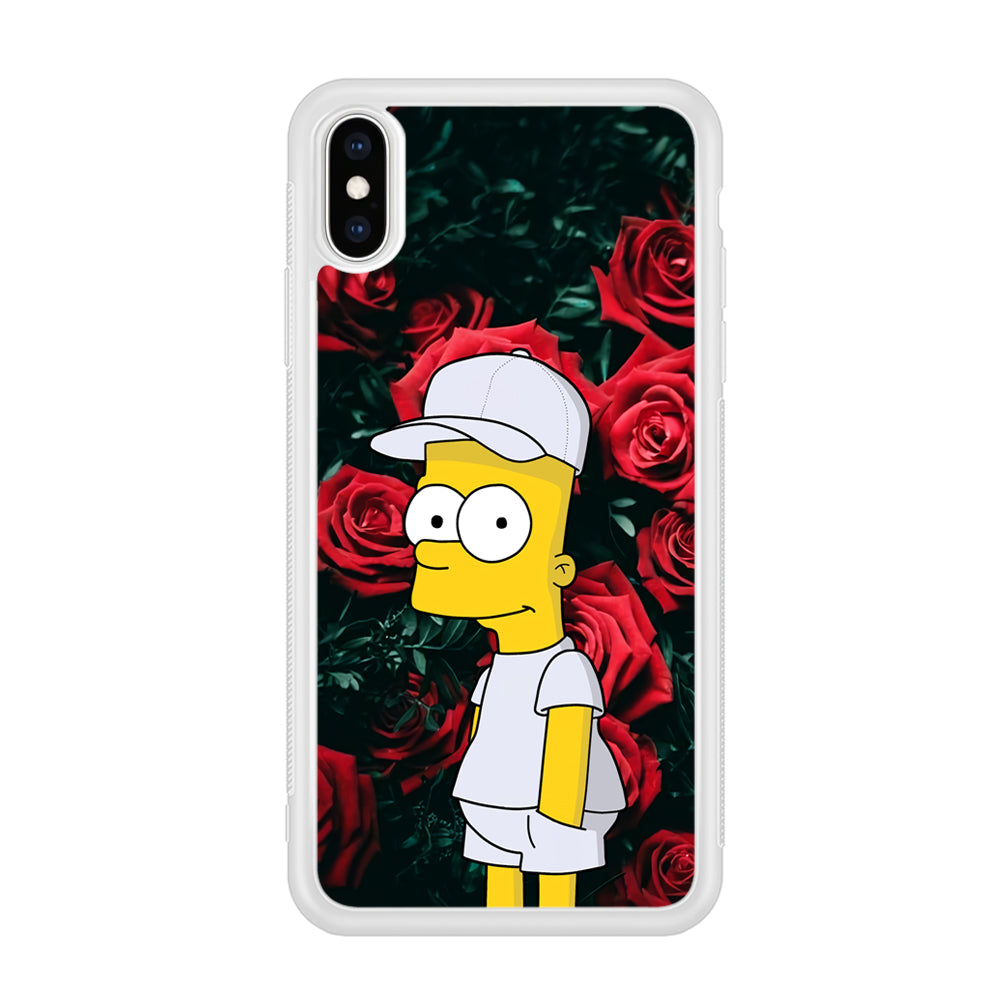 Simpson Hypebeast Of Rose iPhone XS Case