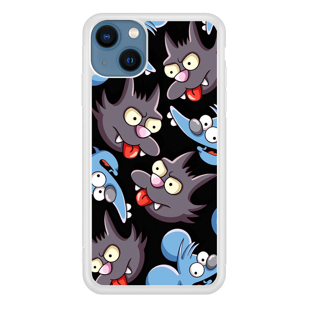 Simpson Snowball Cat iPhone 14 Case