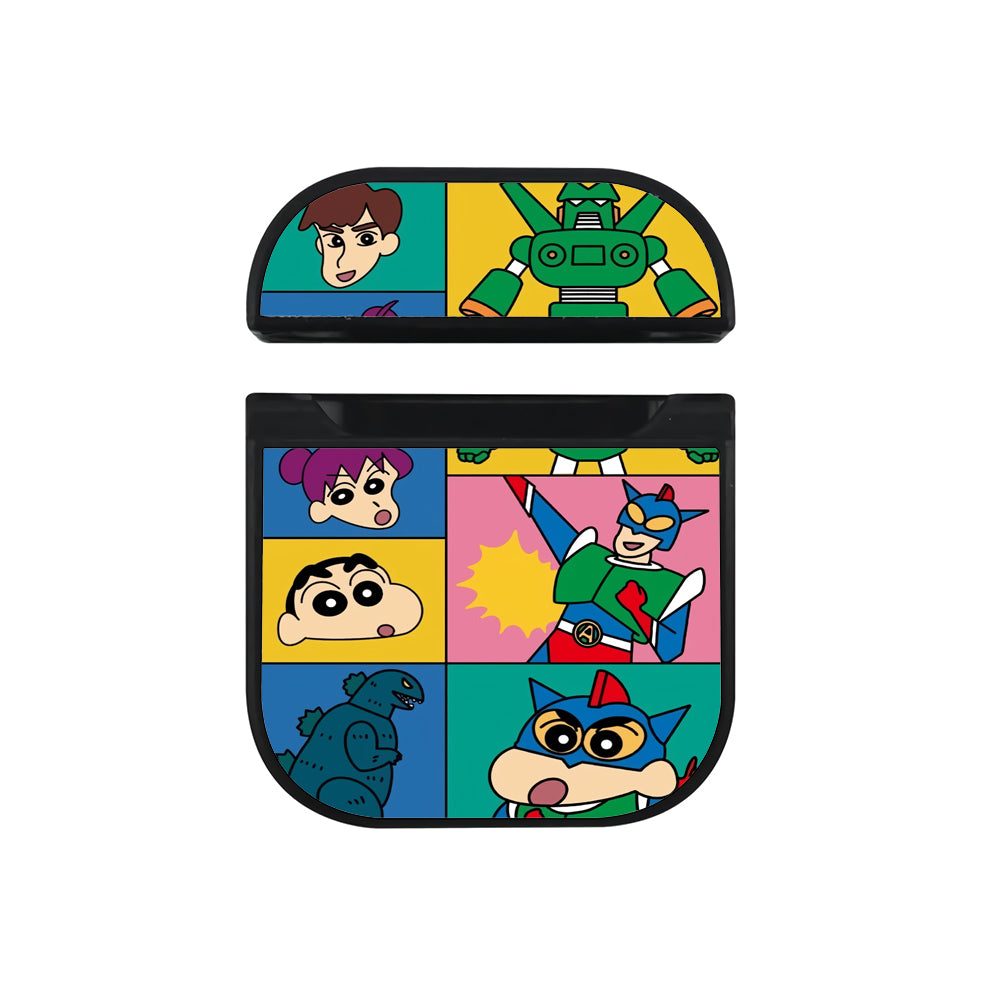 Sinchan Icon Of Anime Hard Plastic Case Cover For Apple Airpods