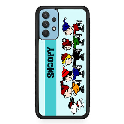 Snoopy And Friends Ice Skating Moments Samsung Galaxy A32 Case
