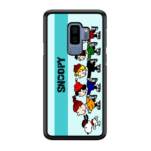 Snoopy And Friends Ice Skating Moments Samsung Galaxy S9 Plus Case