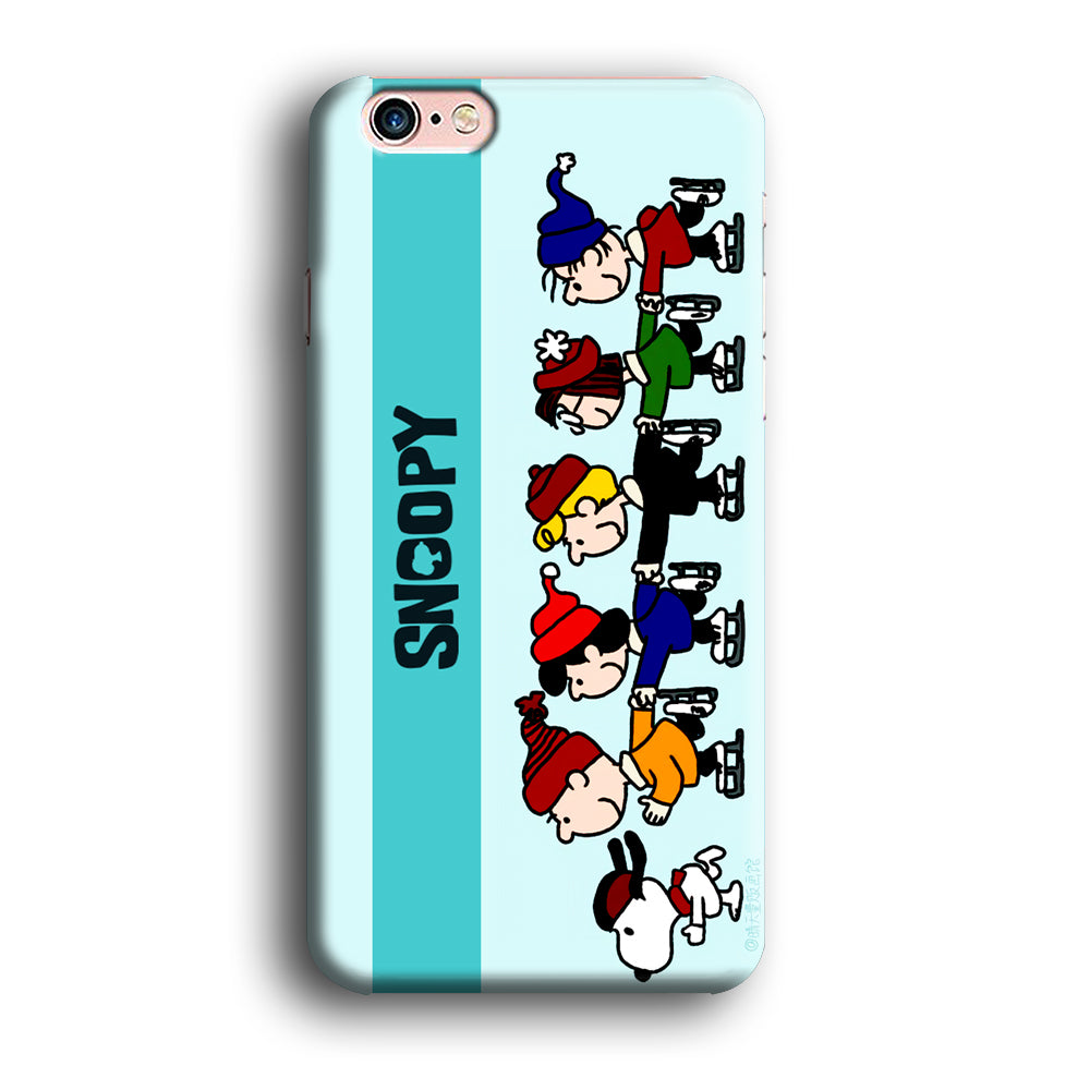 Snoopy And Friends Ice Skating Moments iPhone 6 | 6s Case