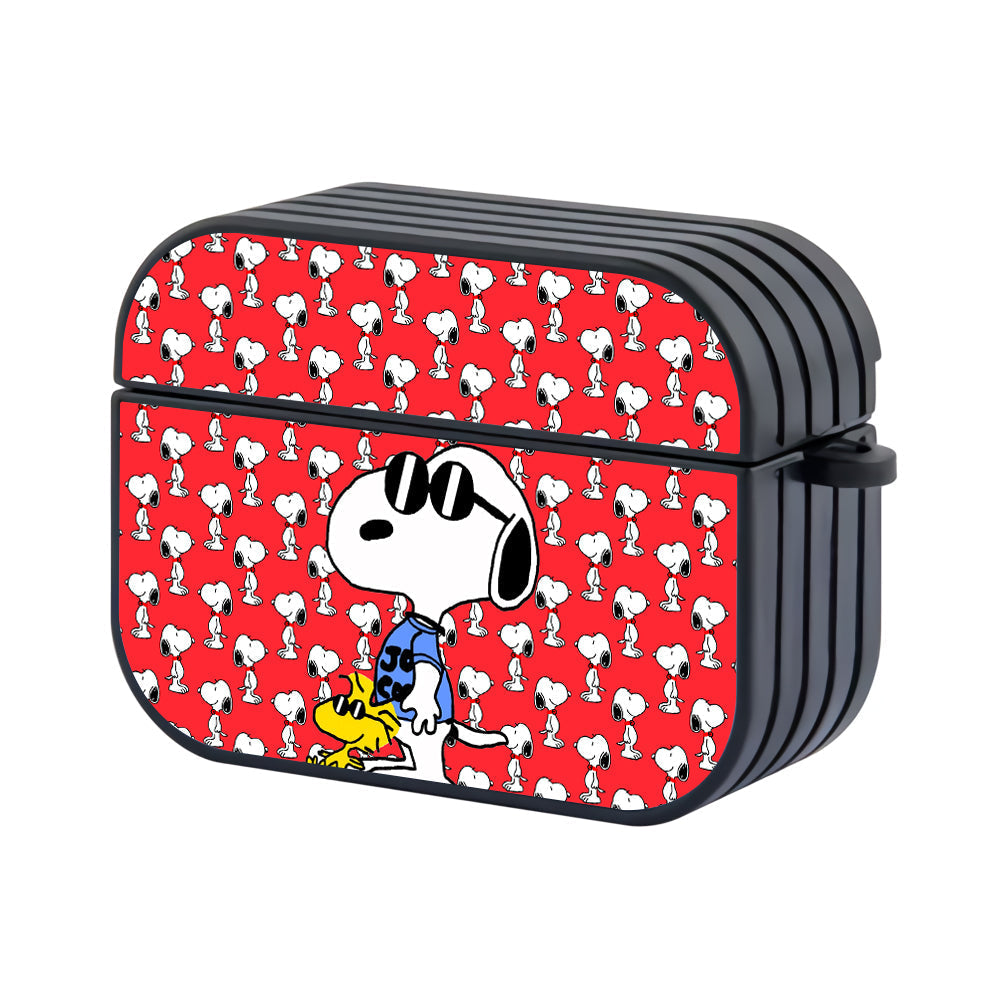 Snoopy And Woodstock Cool Hard Plastic Case Cover For Apple Airpods Pro 3 - Ezzystore