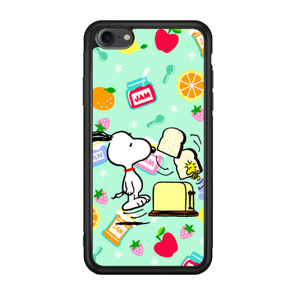 Snoopy And Woodstock Morning Breakfast iPhone 8 Case