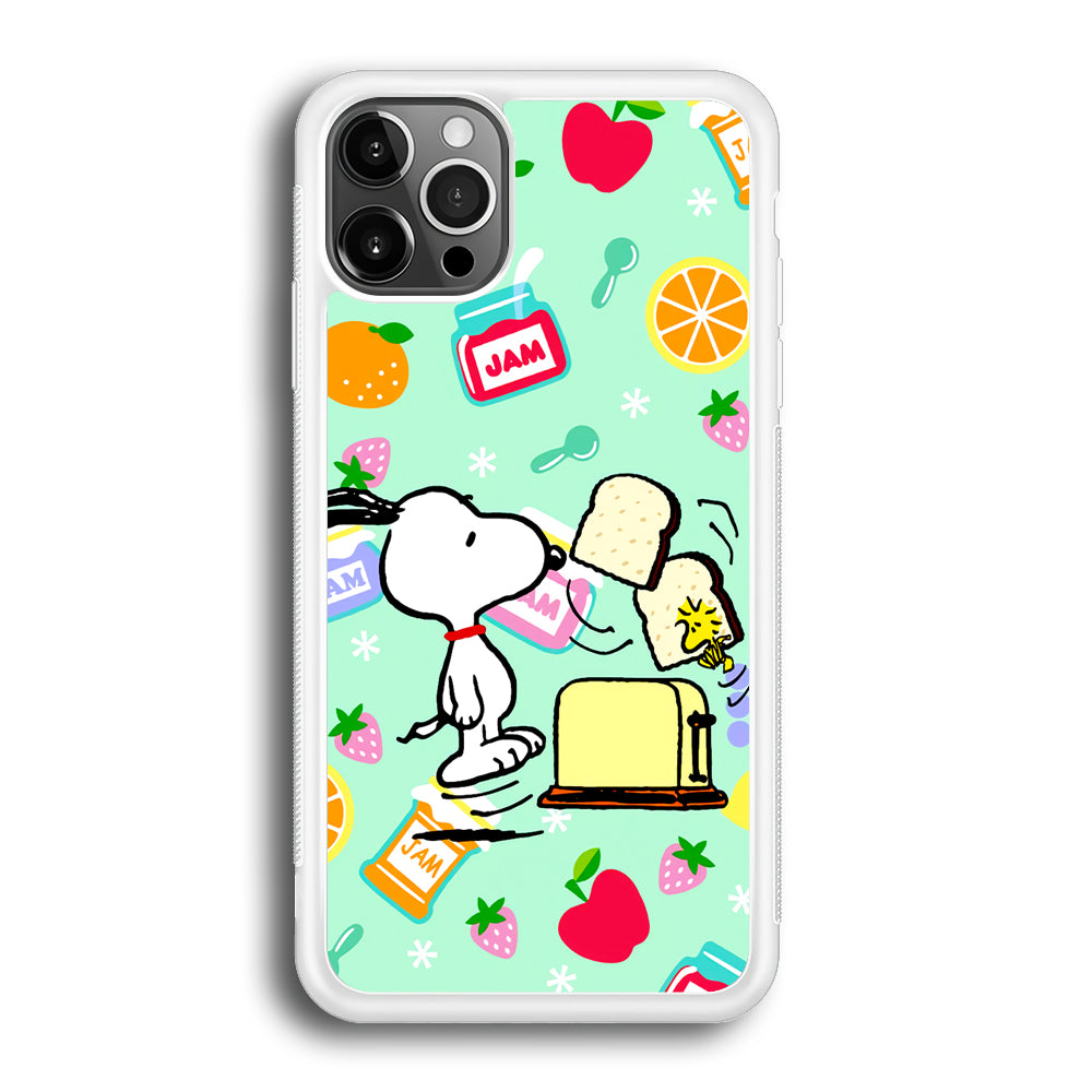 Snoopy And Woodstock Morning Breakfast iPhone 12 Pro Max Case