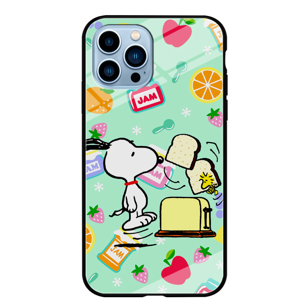 Snoopy And Woodstock Morning Breakfast iPhone 15 Pro Max Case