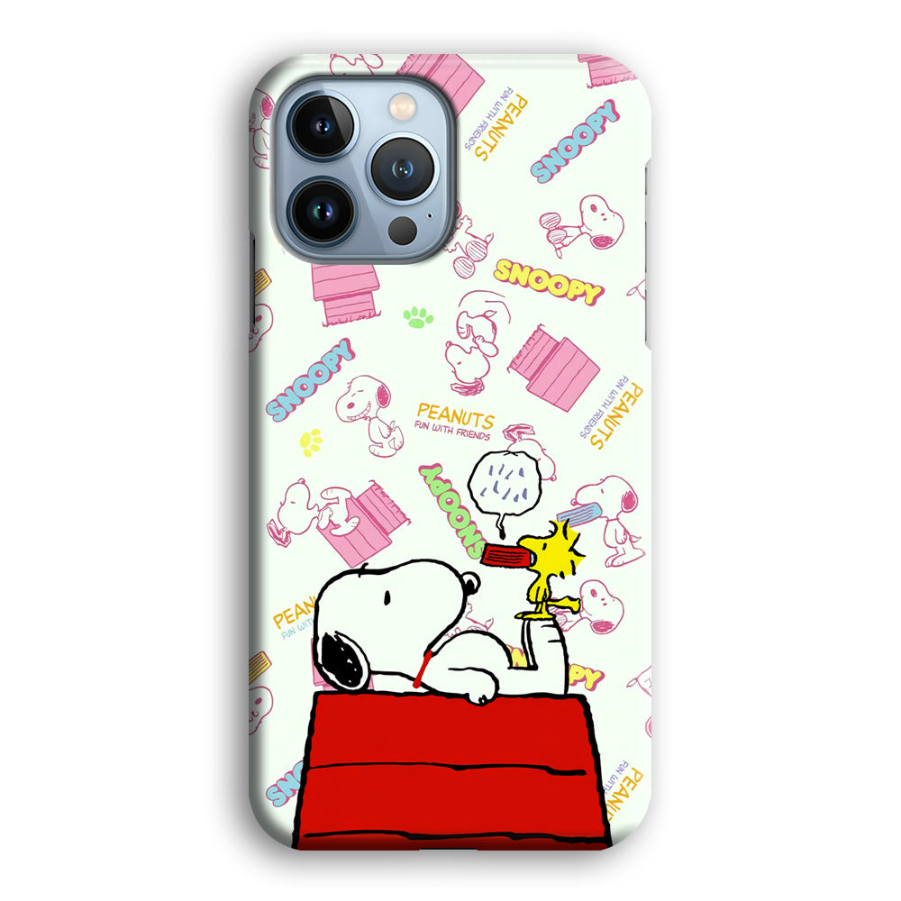 Snoopy Comfort Together iPhone 14 Pro Max Case