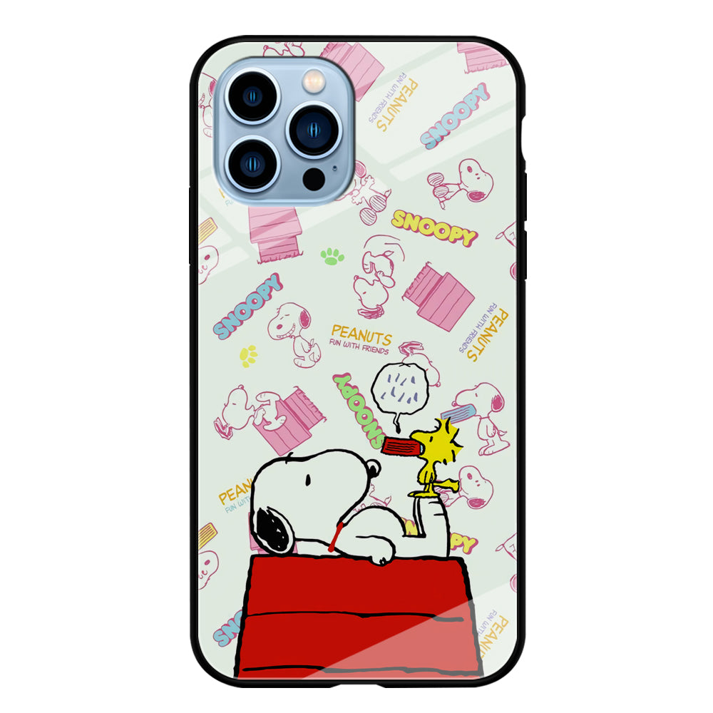 Snoopy Comfort Together iPhone 14 Pro Max Case