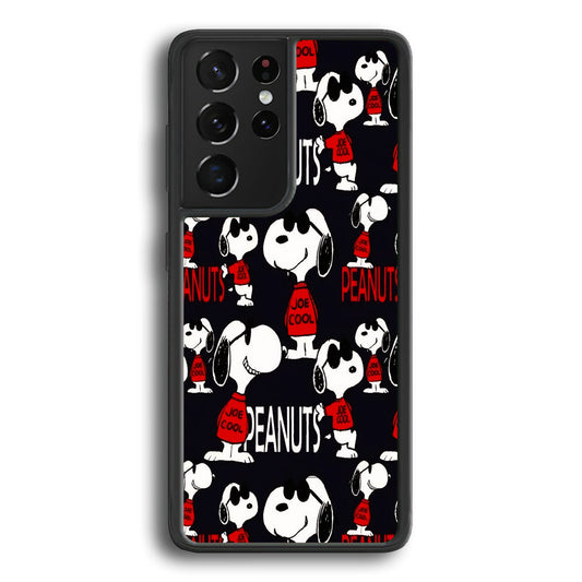 Snoopy Cool Peanuts Sweater Samsung Galaxy S23 Ultra Case - Ezzystore