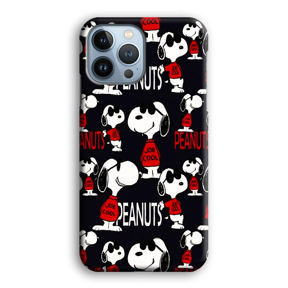 Snoopy Cool Peanuts Sweater iPhone 14 Pro Case