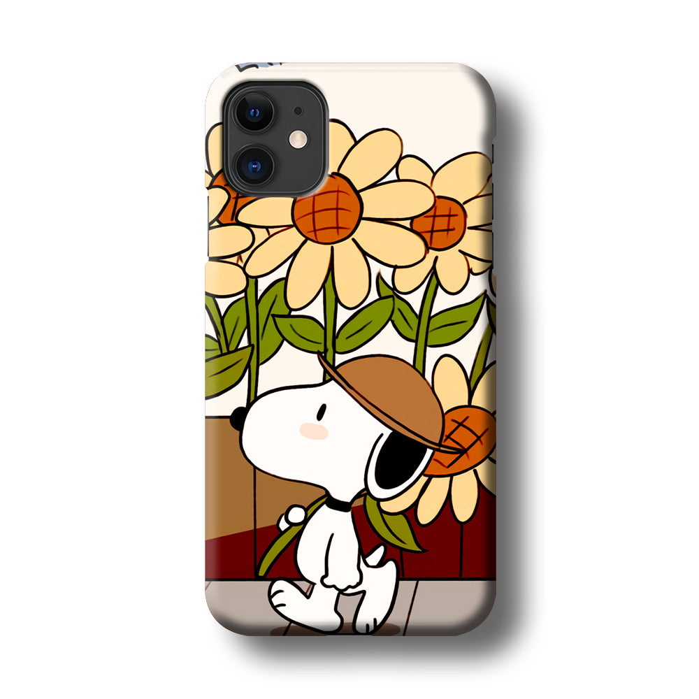 Snoopy Flower Farmer Style iPhone 11 Case
