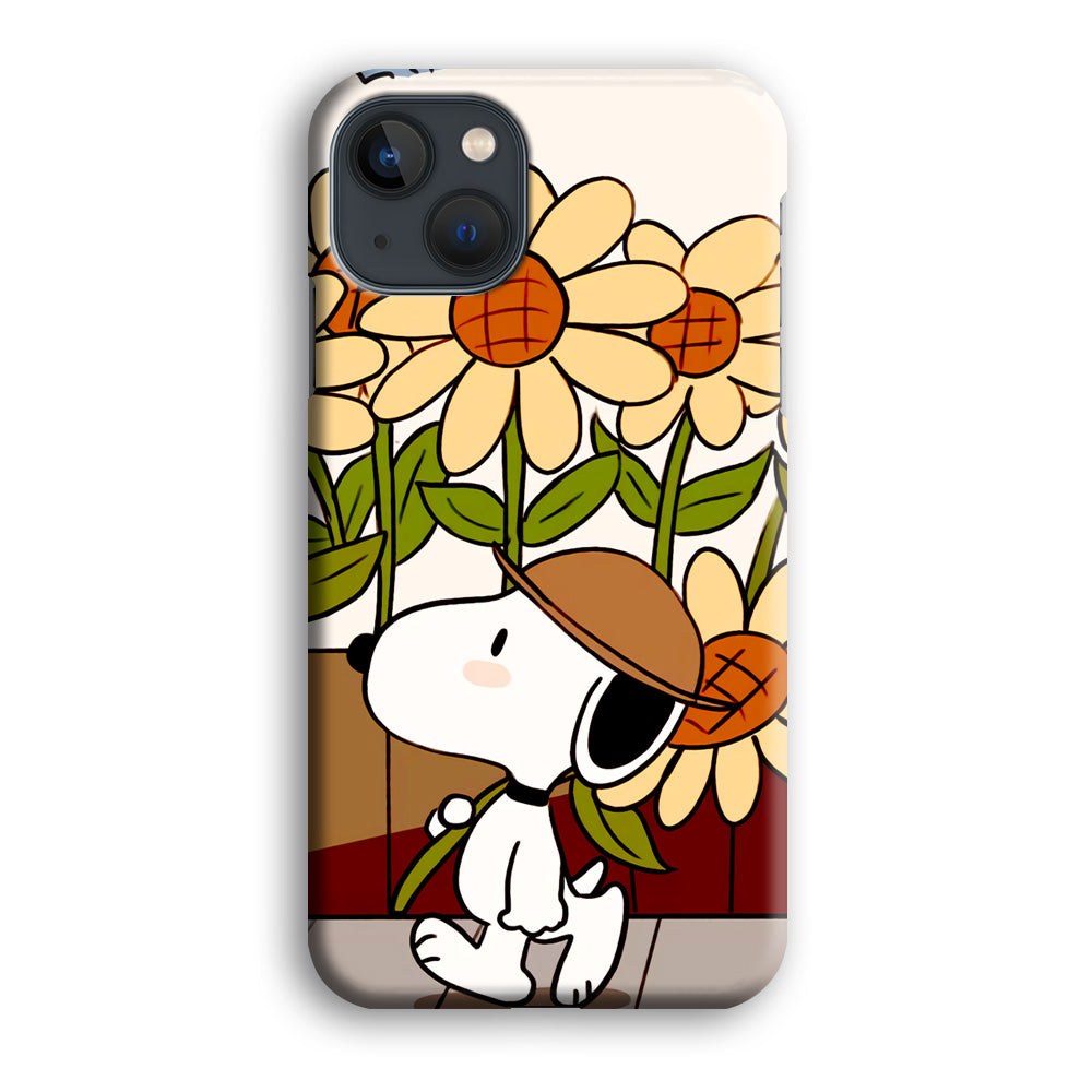 Snoopy Flower Farmer Style iPhone 14 Case