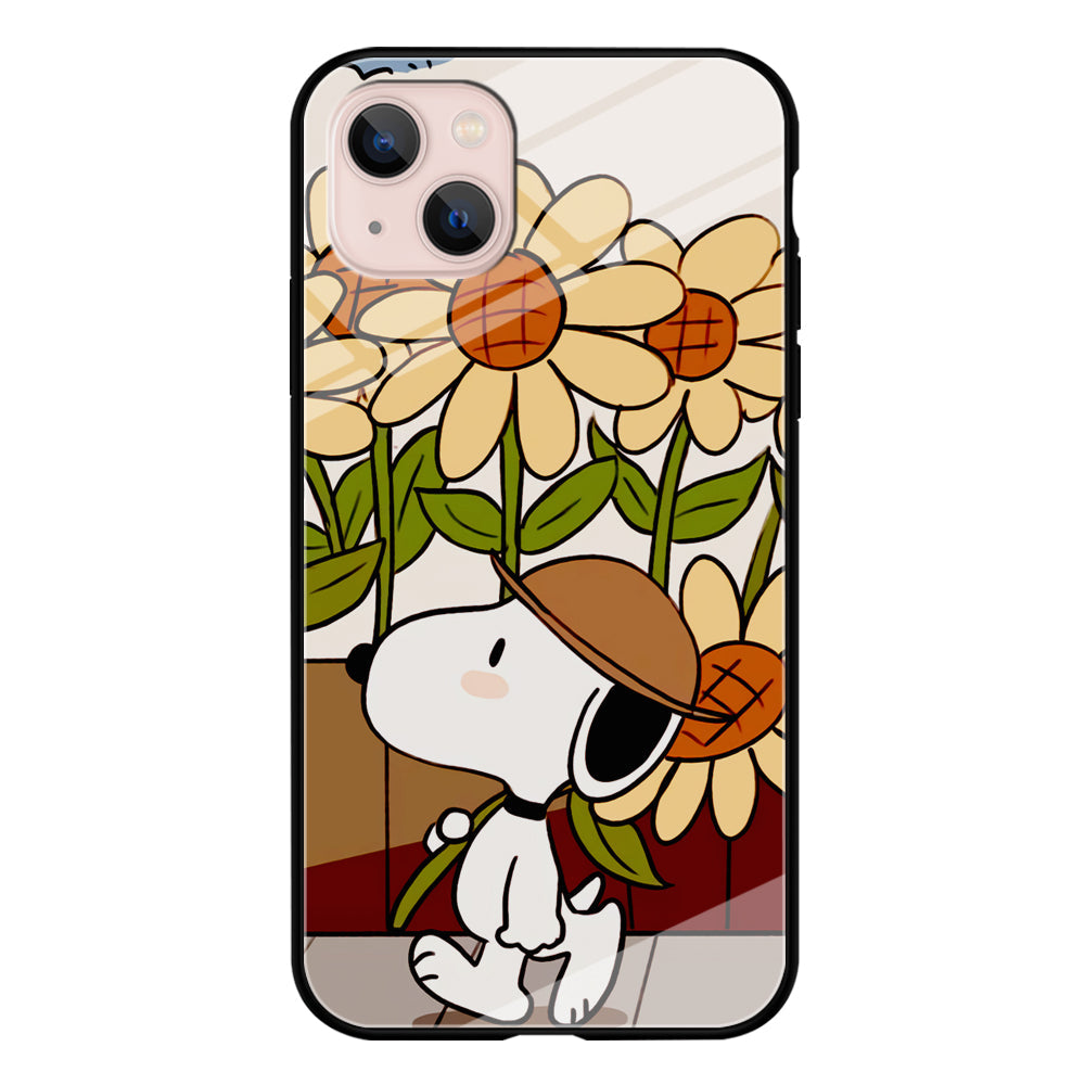 Snoopy Flower Farmer Style iPhone 15 Case