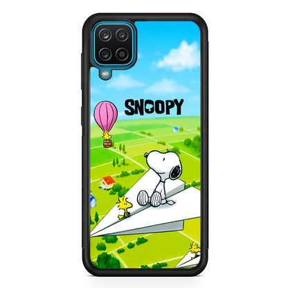 Snoopy Flying Moments With Woodstock Samsung Galaxy A12 Case