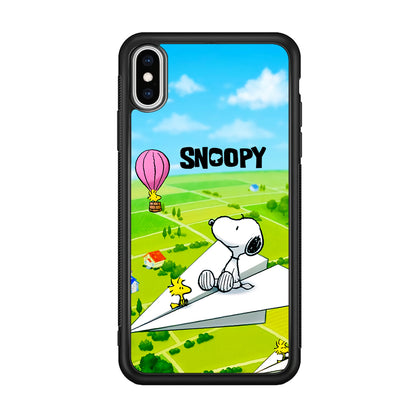 Snoopy Flying Moments With Woodstock iPhone XS Case