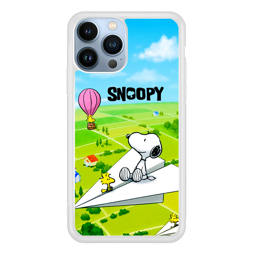 Snoopy Flying Moments With Woodstock iPhone 13 Pro Max Case