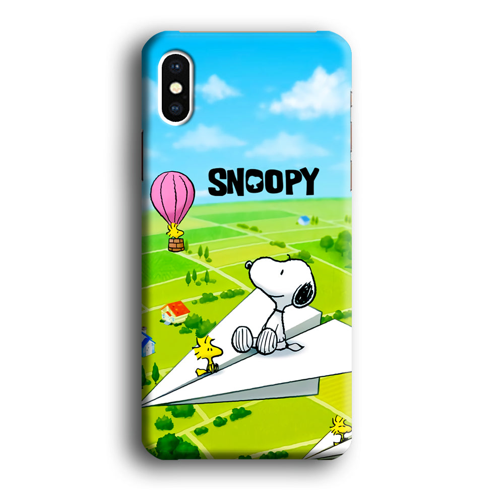 Snoopy Flying Moments With Woodstock iPhone XS Case