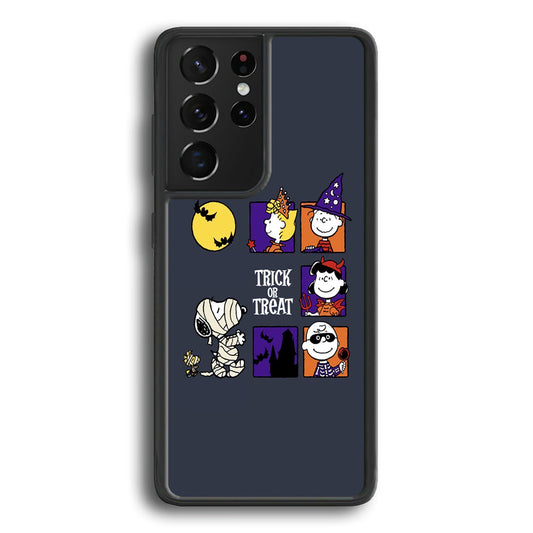 Snoopy Halloween Momment Samsung Galaxy S24 Ultra Case - Ezzystore