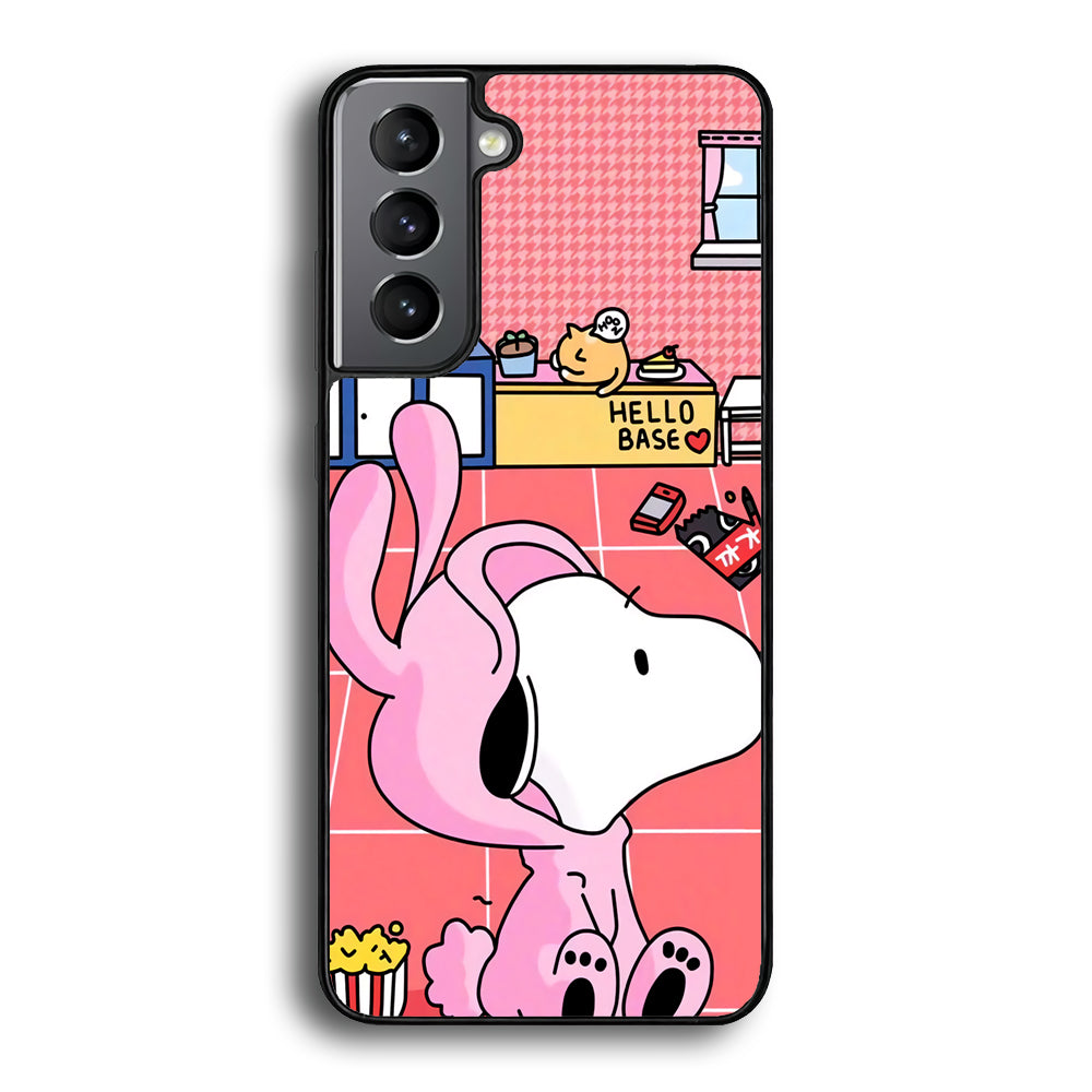 Snoopy Home Sweet Home Samsung Galaxy S24 Plus Case - Ezzystore