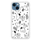 Snoopy In White iPhone 14 Case