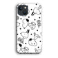 Snoopy In White iPhone 15 Plus Case