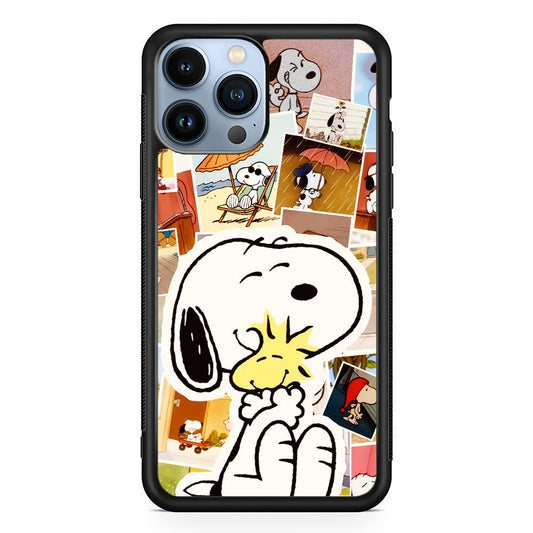 Snoopy Moment Aesthetic iPhone 14 Pro Case