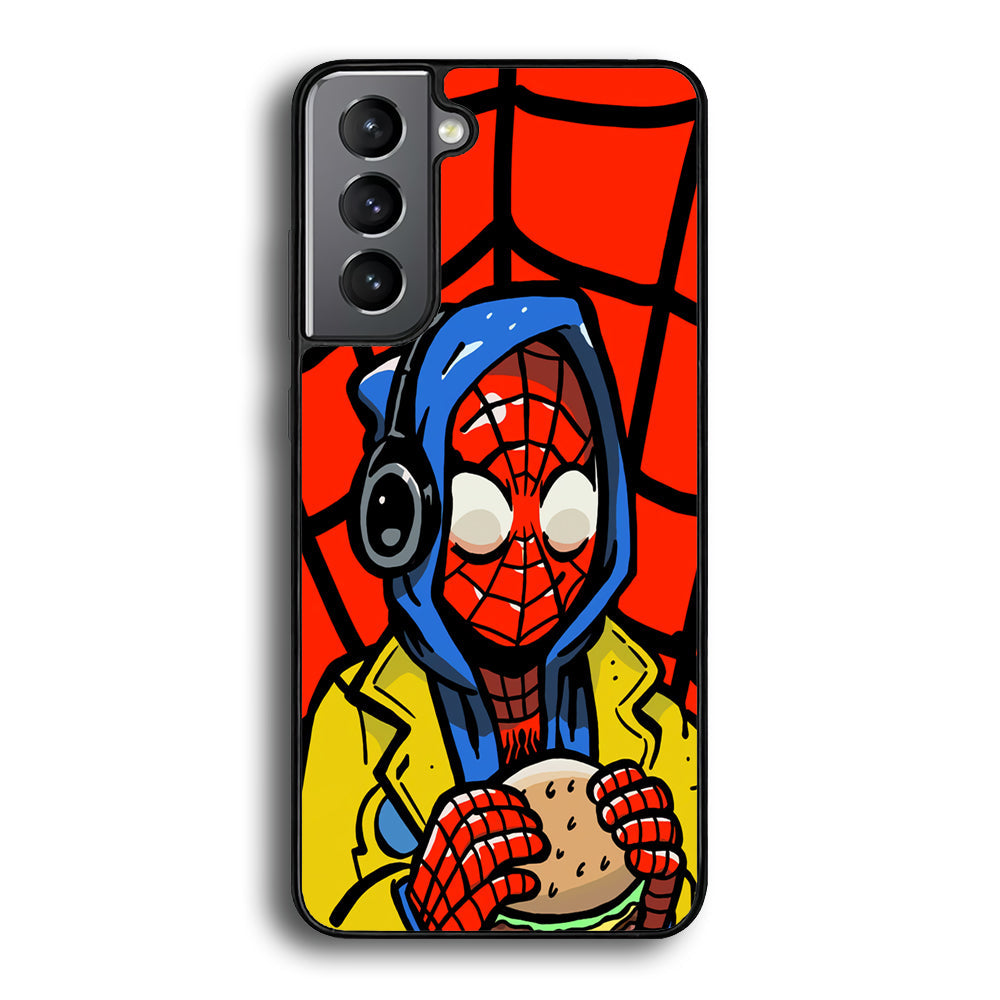 Spiderman Burger Lunch Samsung Galaxy S22 Case - Ezzystore