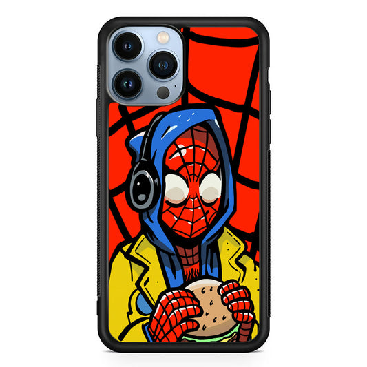 Spiderman Burger Lunch iPhone 14 Pro Max Case
