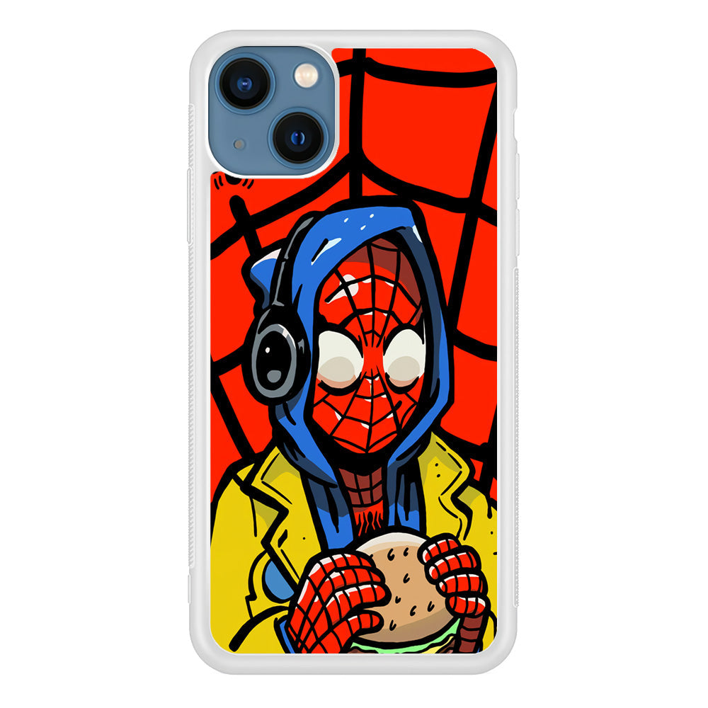 Spiderman Burger Lunch iPhone 15 Case