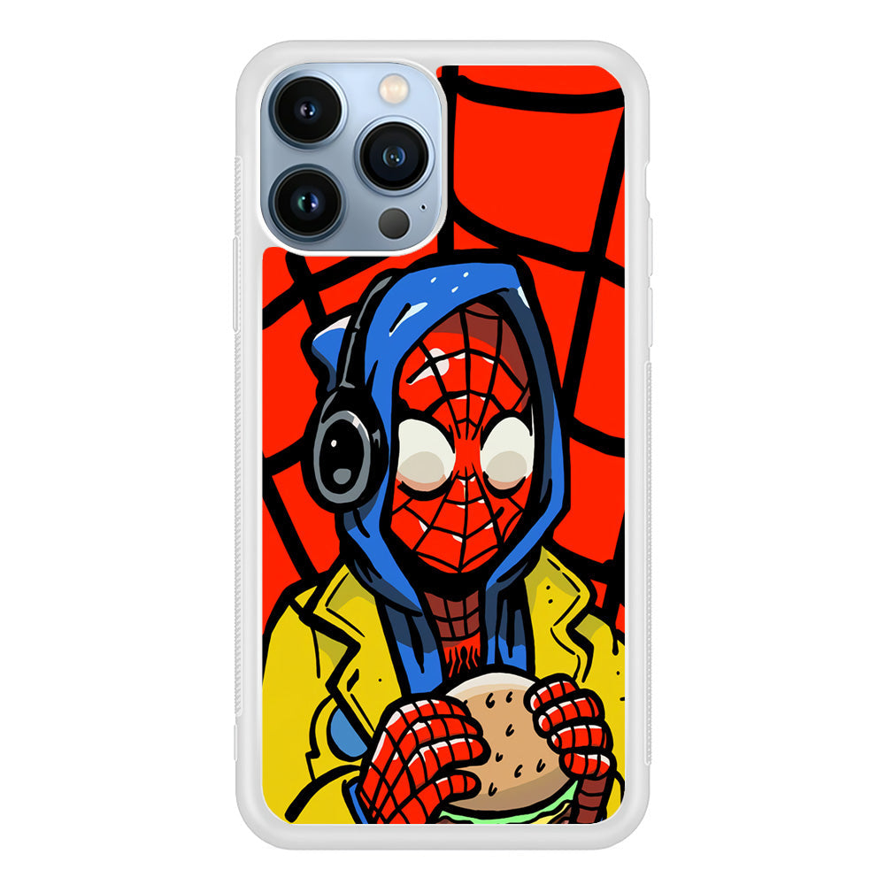 Spiderman Burger Lunch iPhone 14 Pro Max Case