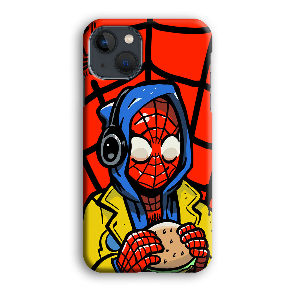 Spiderman Burger Lunch iPhone 14 Case