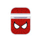 Spiderman Icon Of Hero Hard Plastic Case Cover For Apple Airpods