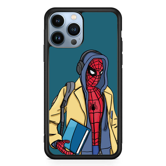 Spiderman Student iPhone 15 Pro Case