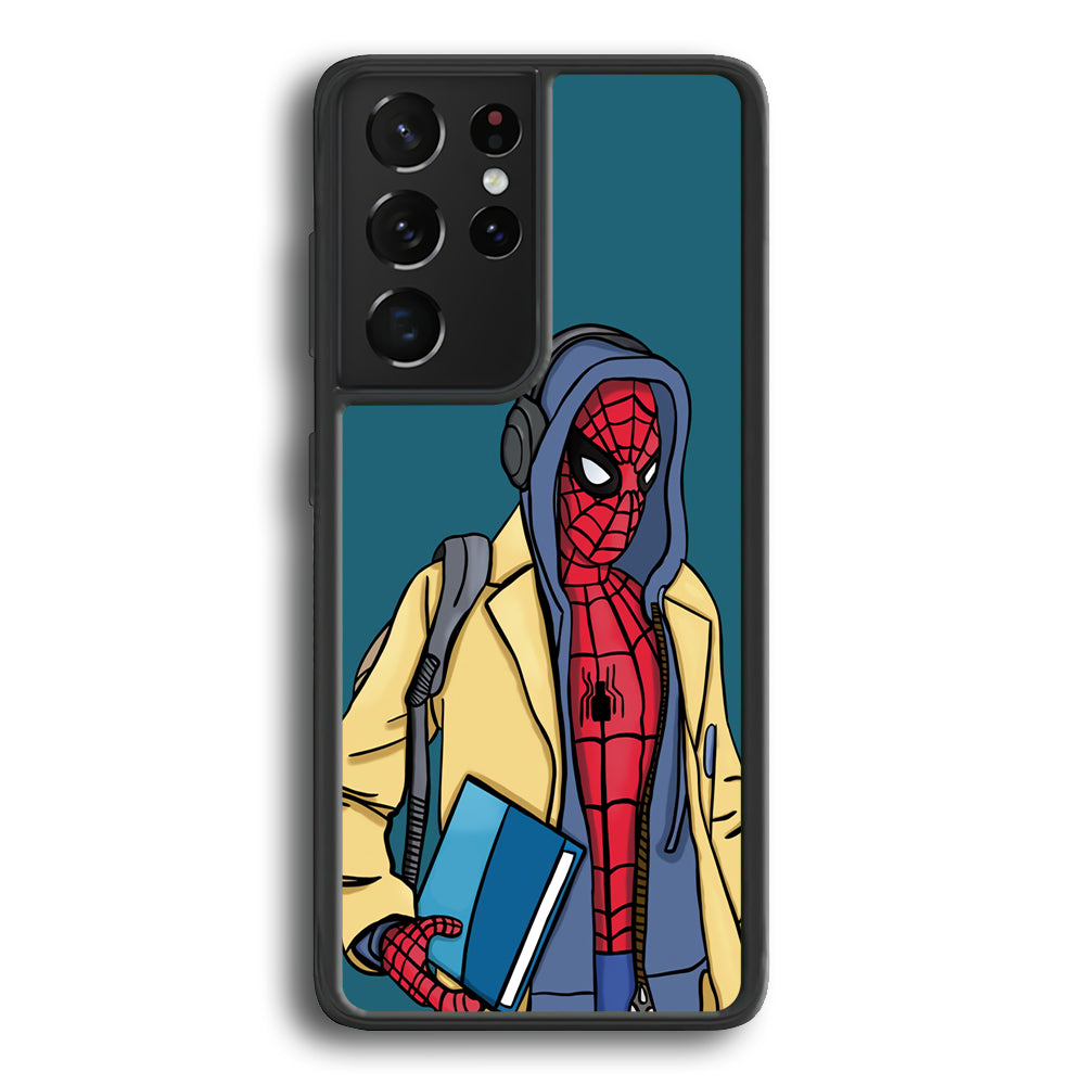 Spiderman Student Samsung Galaxy S22 Ultra Case - Ezzystore