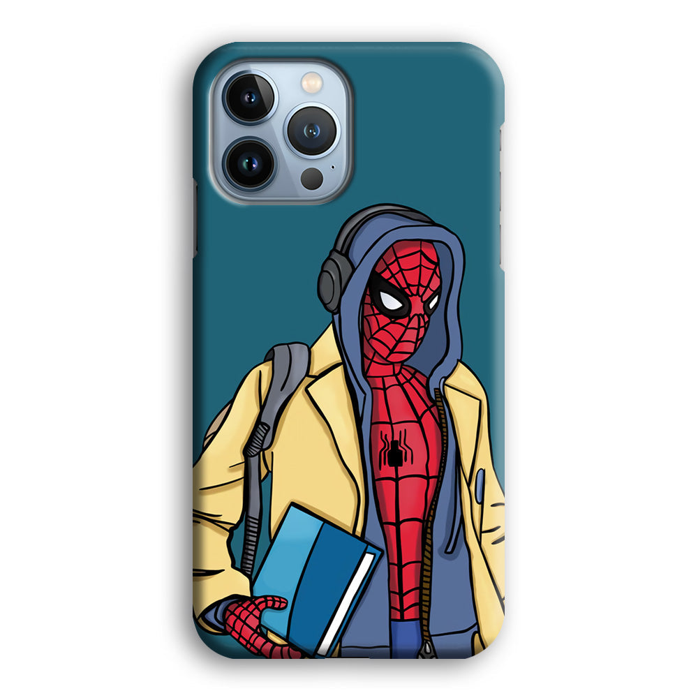 Spiderman Student iPhone 14 Pro Max Case