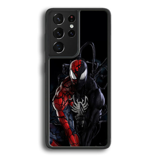 Spiderman X Symbiote Transformation Samsung Galaxy S23 Ultra Case - Ezzystore