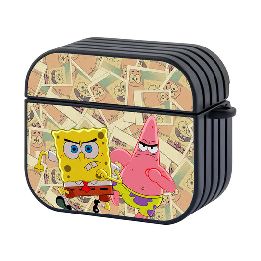 Spongebob And Patrick Best Friend Hard Plastic Case Cover For Apple Airpods 3 - Ezzystore