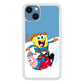 Spongebob And Patrick Ice Skiing iPhone 14 Plus Case